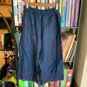 Michel Kors linen crop pants